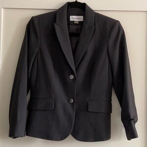 Calvin Klein Women's Charcoal Blazer
